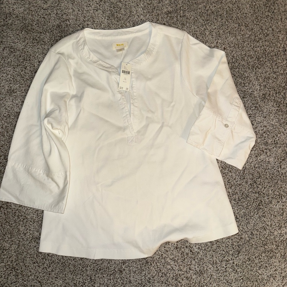 Maeve White Blouse